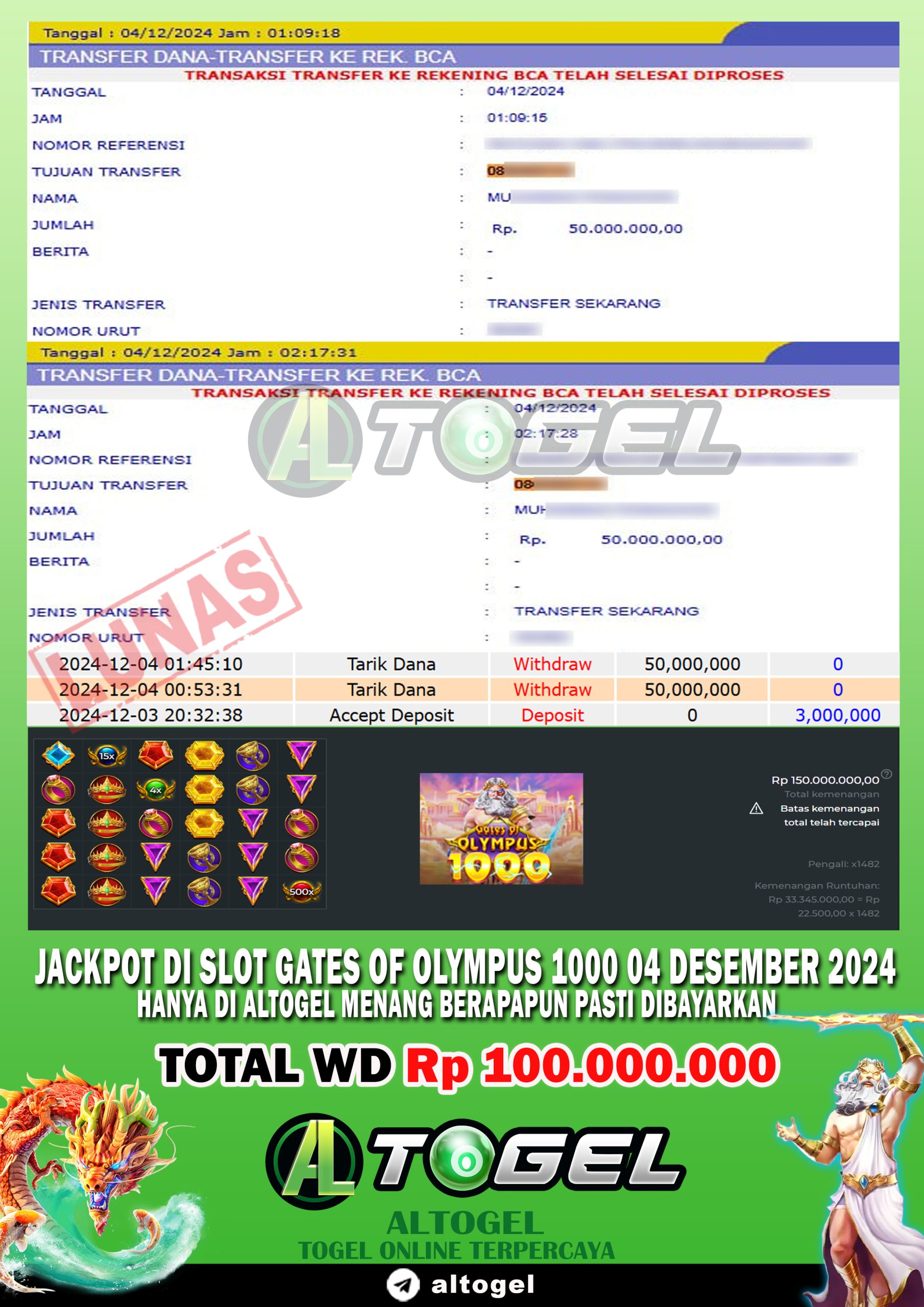 BUKTI JP ALTOGEL 04 DESEMBER 2024