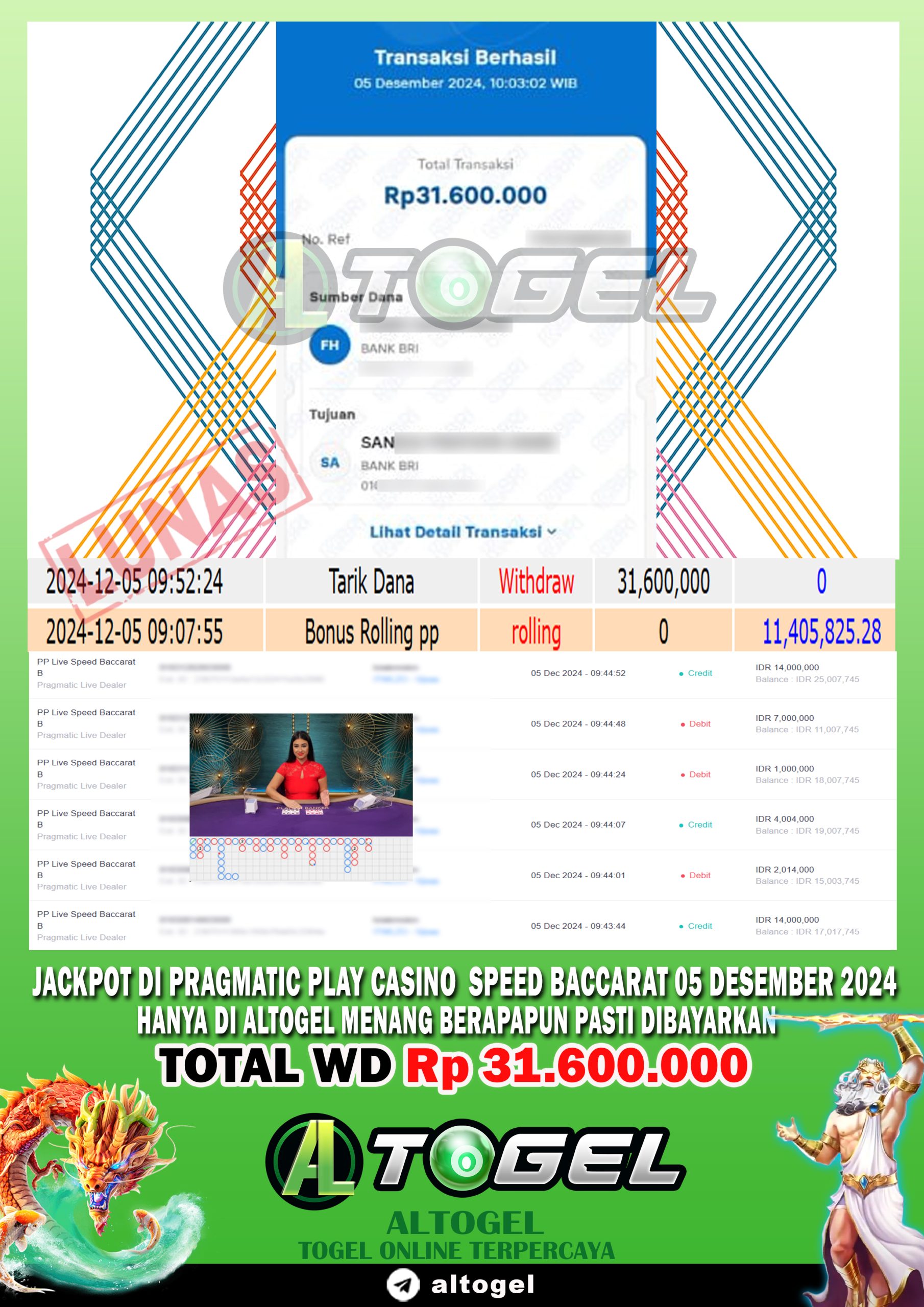 BUKTI JP ALTOGEL 05 DESEMBER 2024