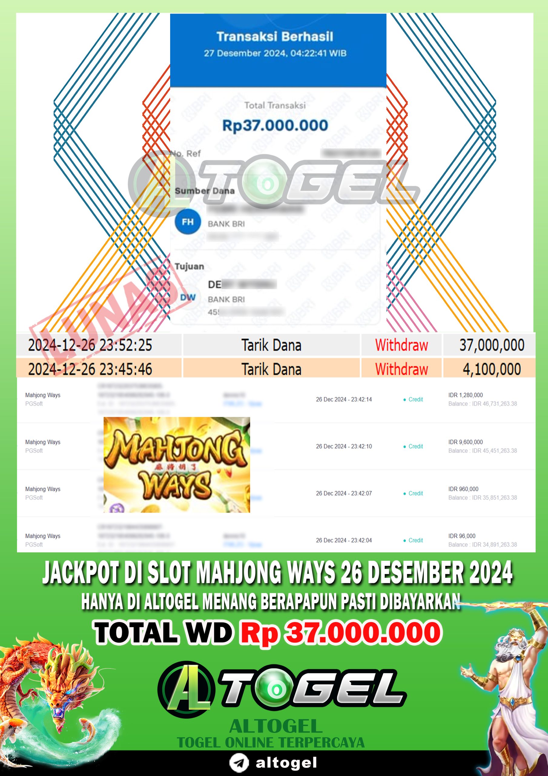 BUKTI JP ALTOGEL 26 DESEMBER 2024