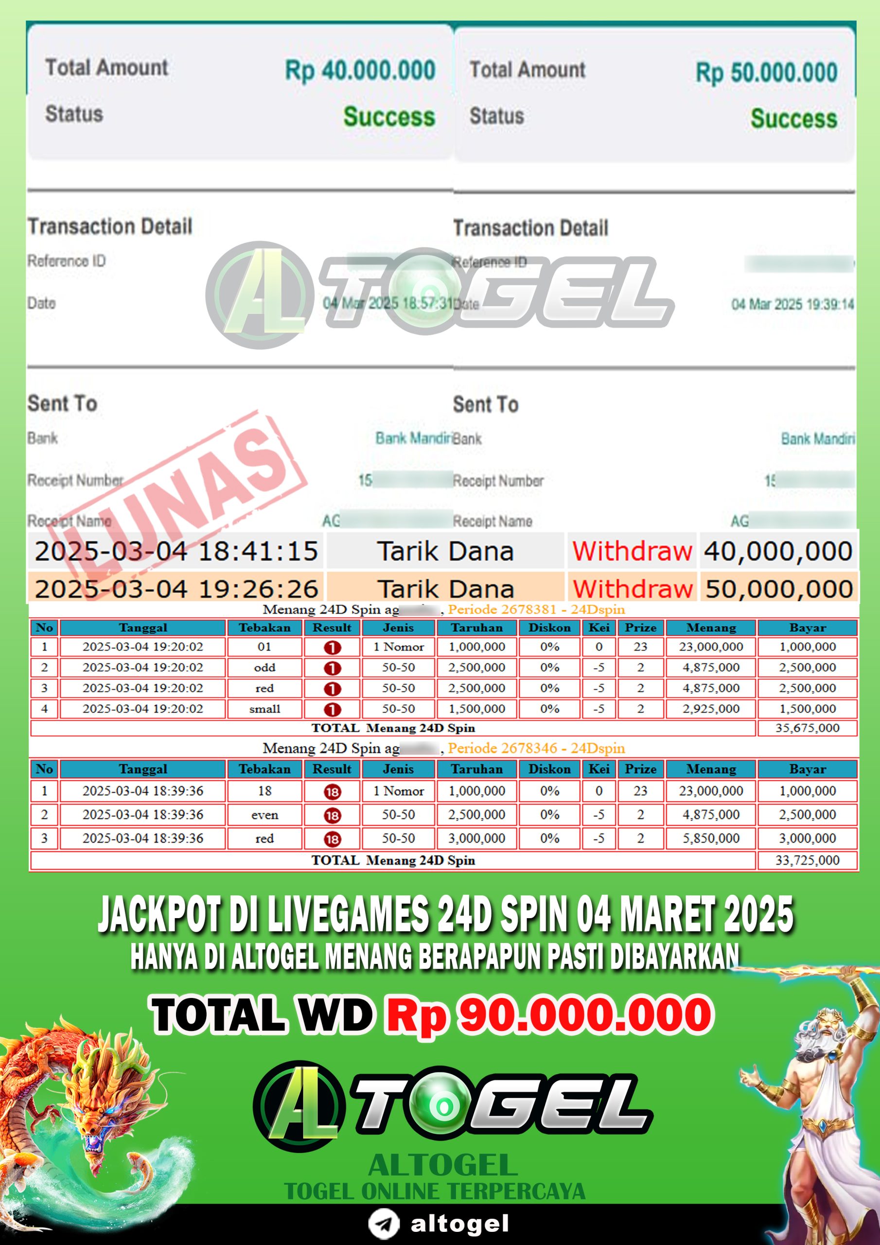 BUKTI JP ALTOGEL 04 MARET 2025