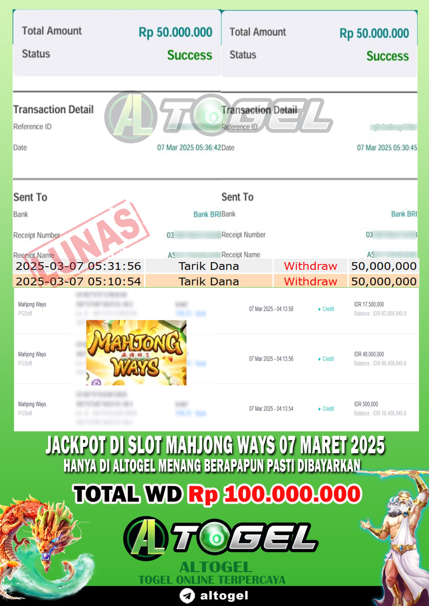 BUKTI JP ALTOGEL 07 MARET 2025