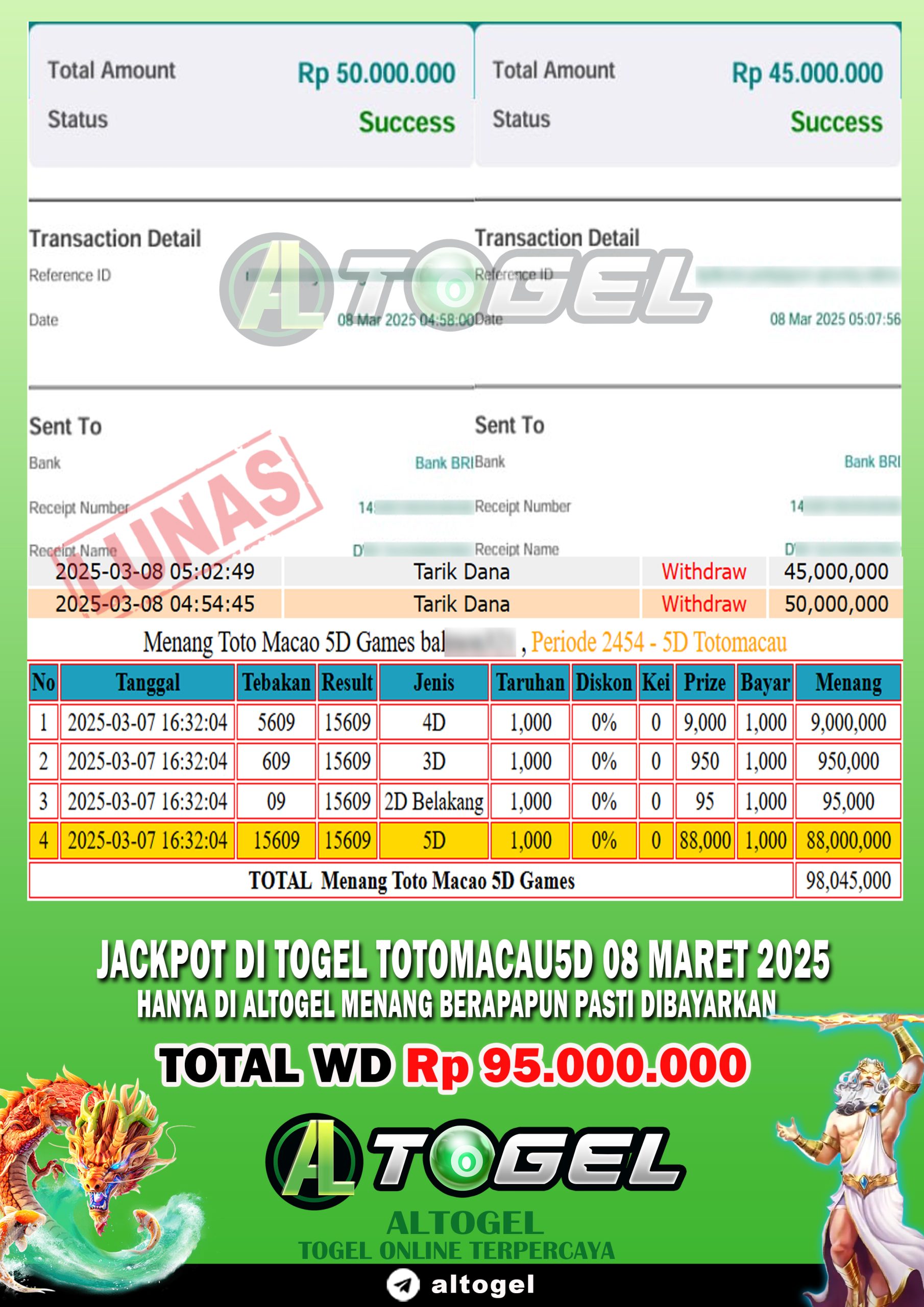 BUKTI JP ALTOGEL 08 MARET 2025