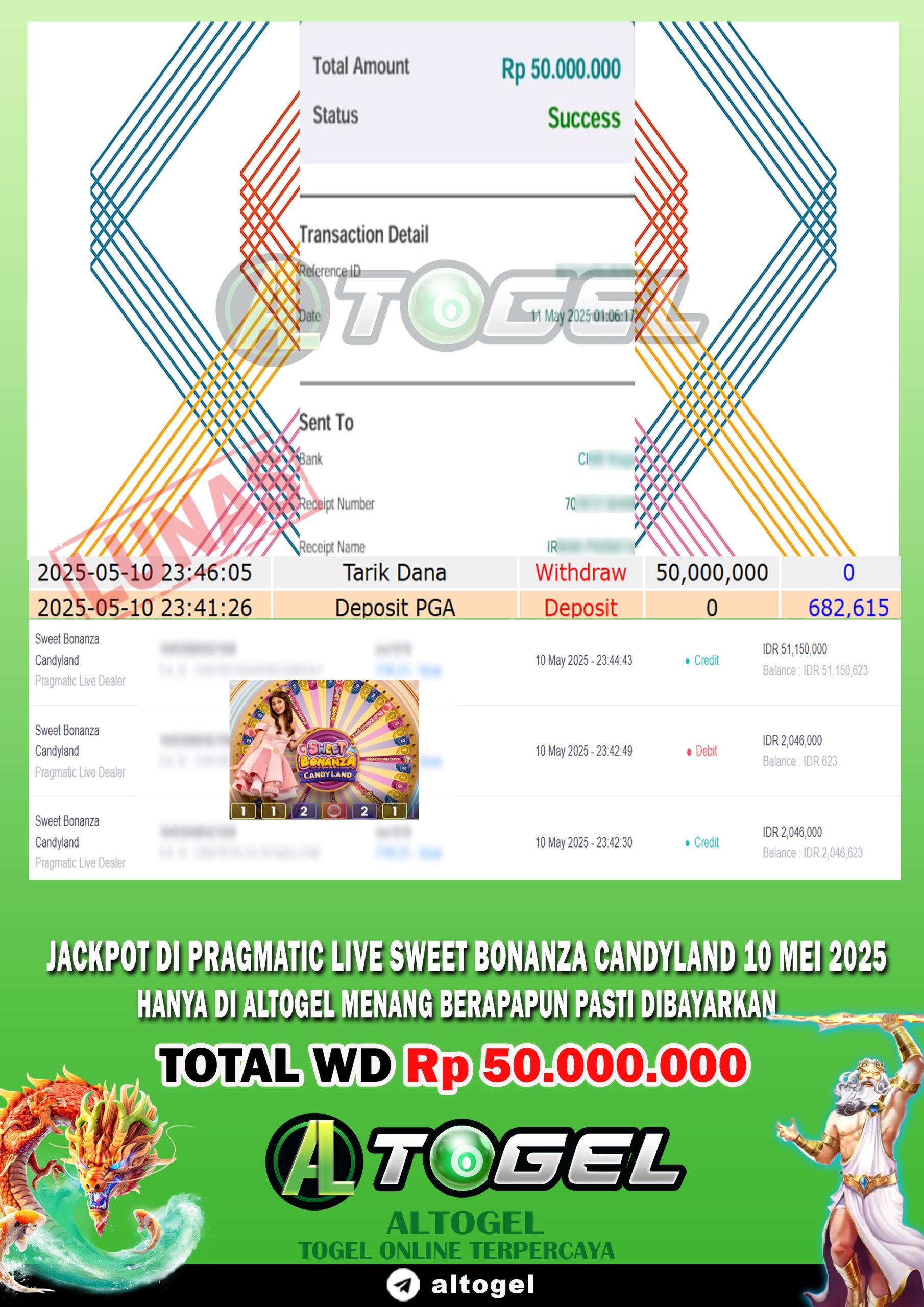 BUKTI JP ALTOGEL 10 MEI 2025