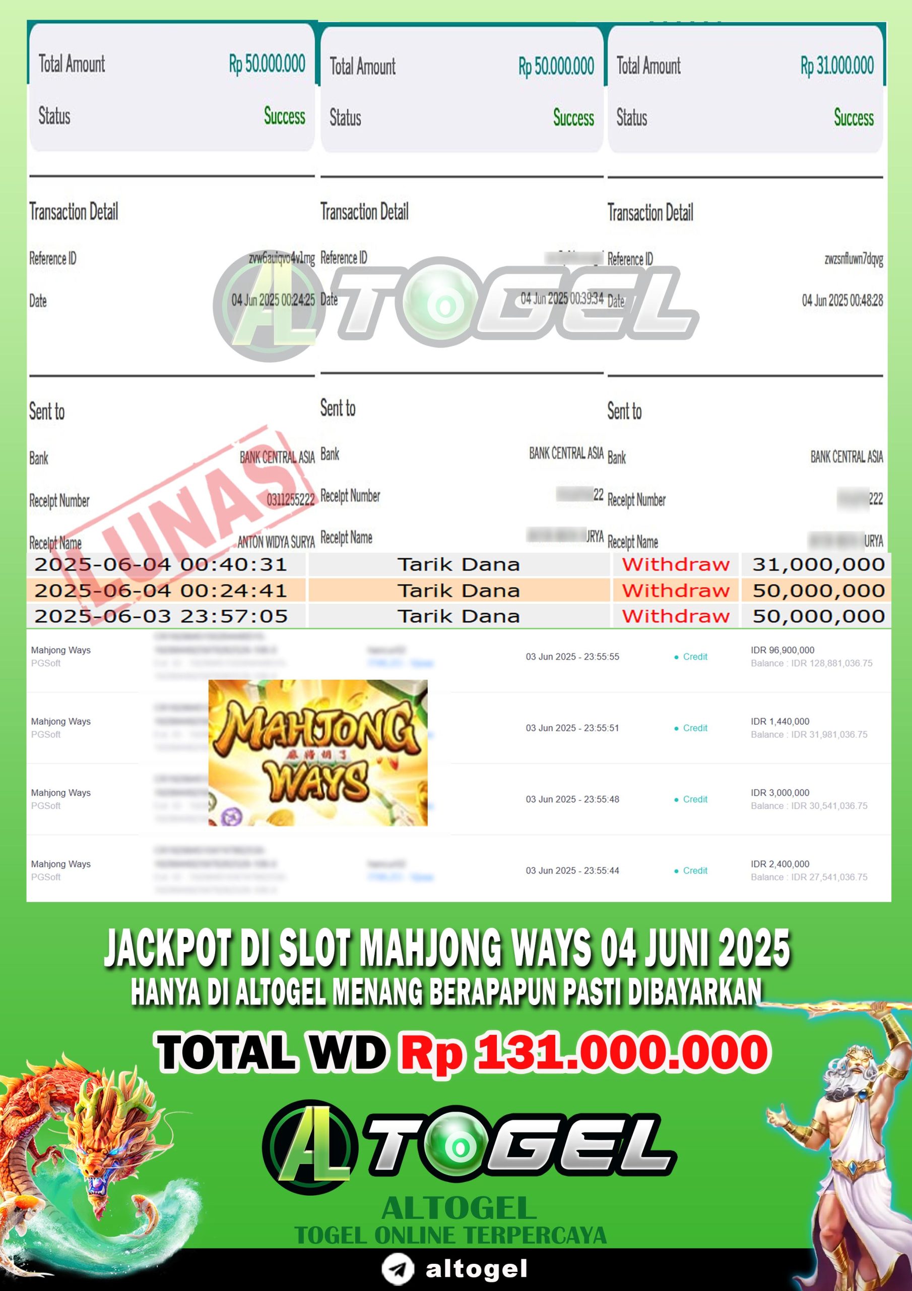 BUKTI JP ALTOGEL 04 JUNI 2025