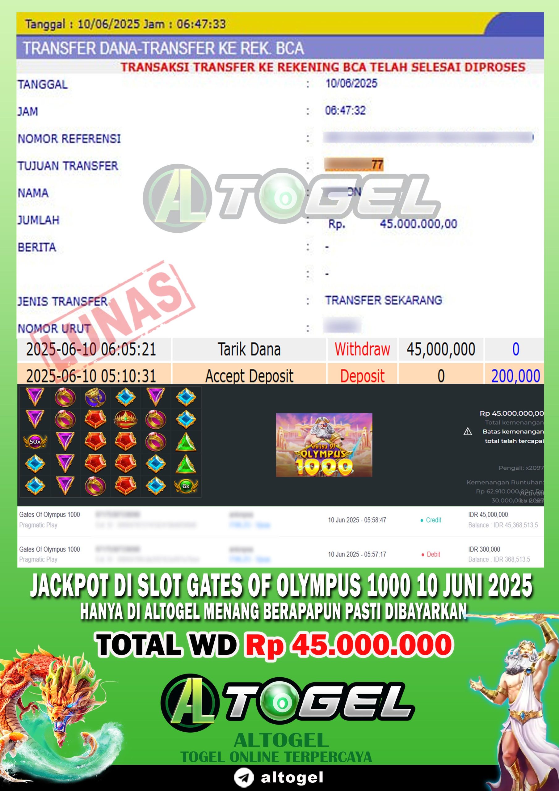 BUKTI JP ALTOGEL 10 JUNI 2025
